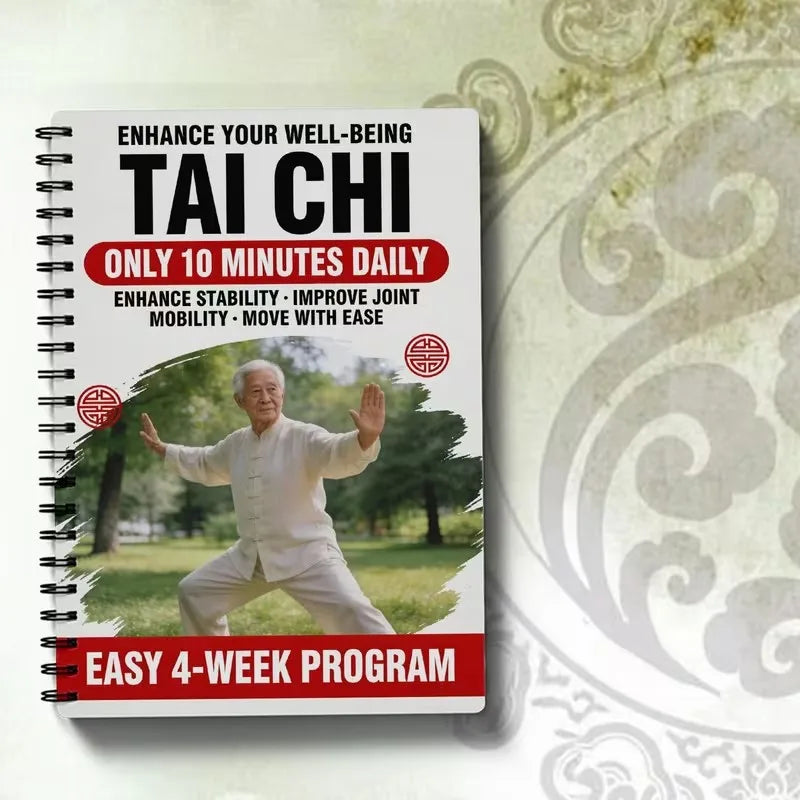 Senior Tai Chi Walking Program Book 28 Day Transformation 10 Minutes Daily Easy Fitness Health Challenge for Seniors