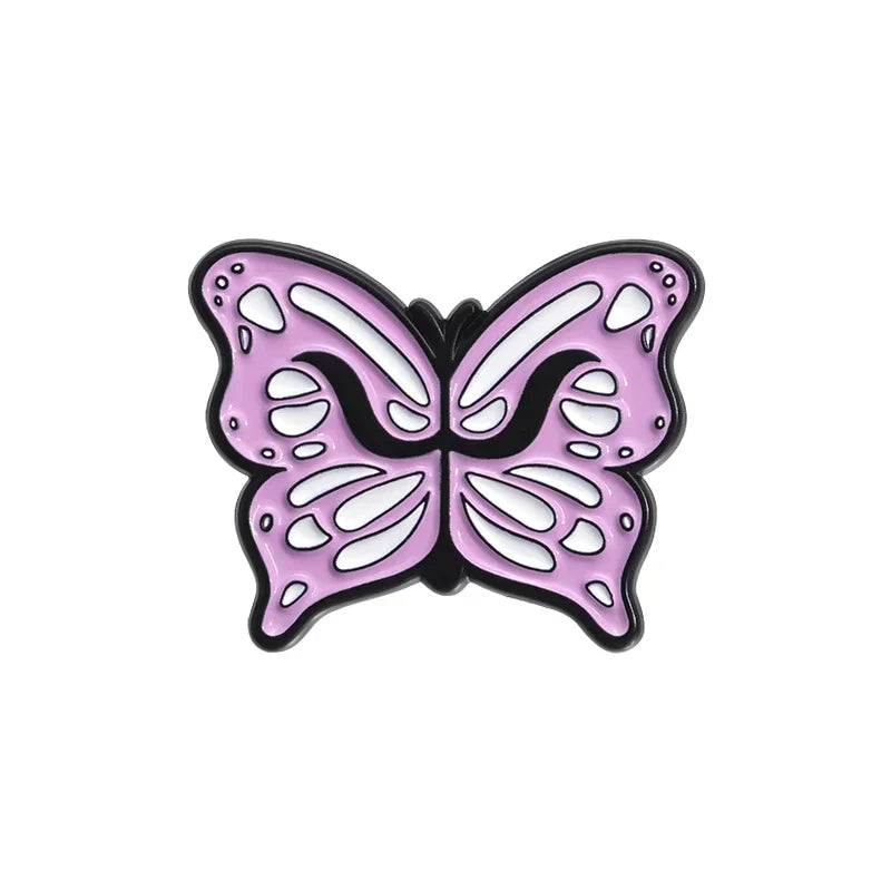 Psychology Collection Badges Enamel Pins Custom Mental Health Psychologist In Training Butterfly Brooch Lapel Badge Jewelry Gift