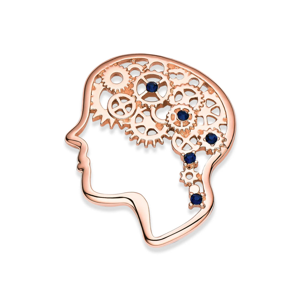 Harong Exquisite Brain Enamel Pins Brooch Medical Anatomy Cute Lapel Lanyard Bag Coat Badge Accessories Gift for Doctor Student