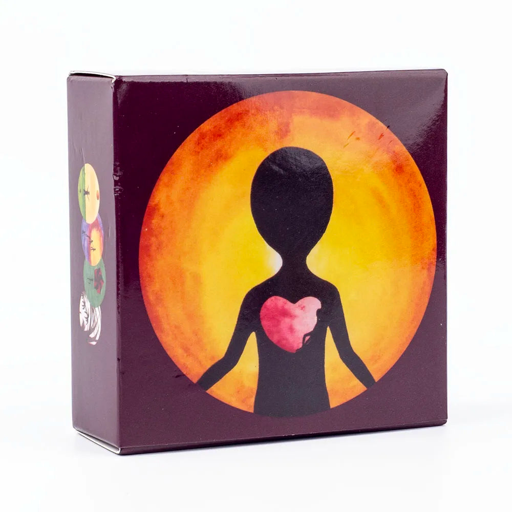 INUK 98 Cards Deck Psychology Board Game for Parties Tabletop Group Game 8.4x8.4CM Enhance Precognition Skills and Social