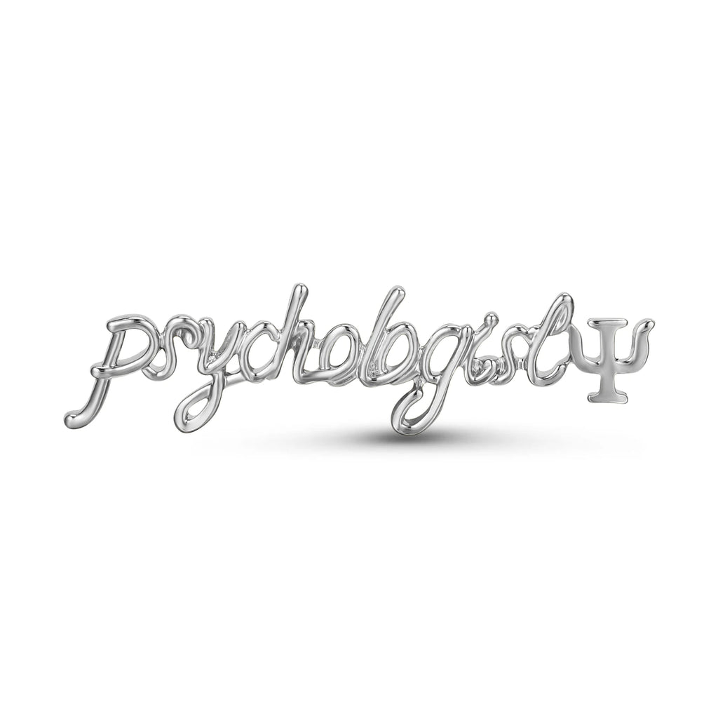 DCARZZ Psychology Psi Brooches Medical Charm Backpack Lapel Pins Badge Medicine Jewelry for Psychologist Doctor Nurse