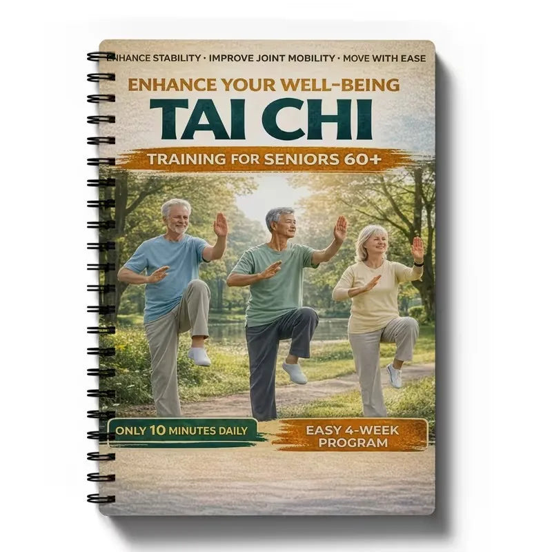 Senior Tai Chi Walking Program Book 28 Day Transformation 10 Minutes Daily Easy Fitness Health Challenge for Seniors