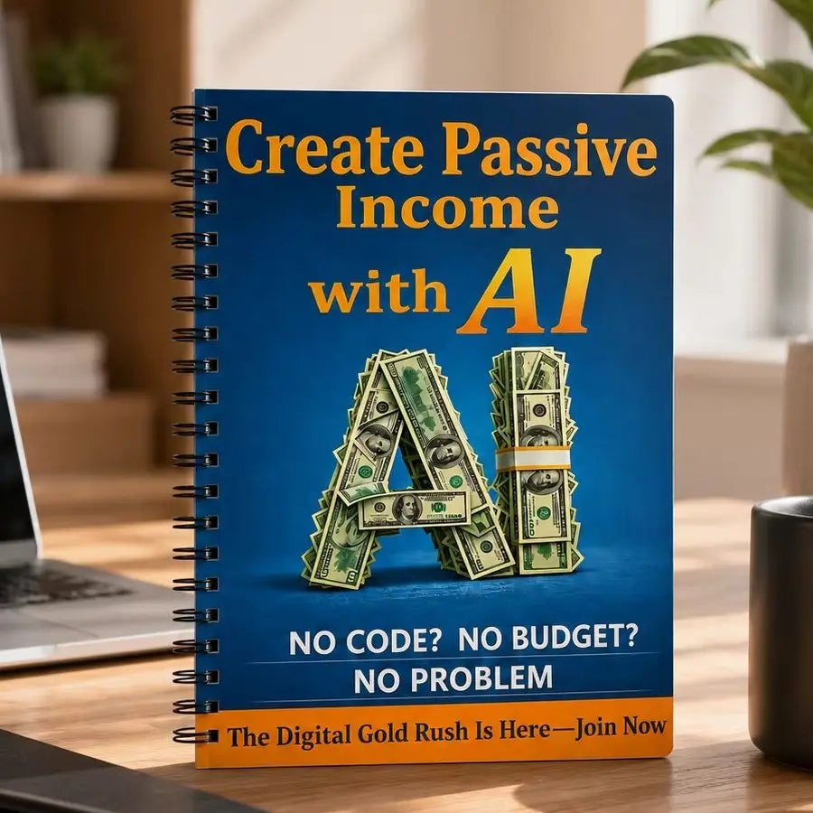 AI Passive Income Guide for Adults Beginner Automated Wealth Creation Make Money Online Side Hustle Book