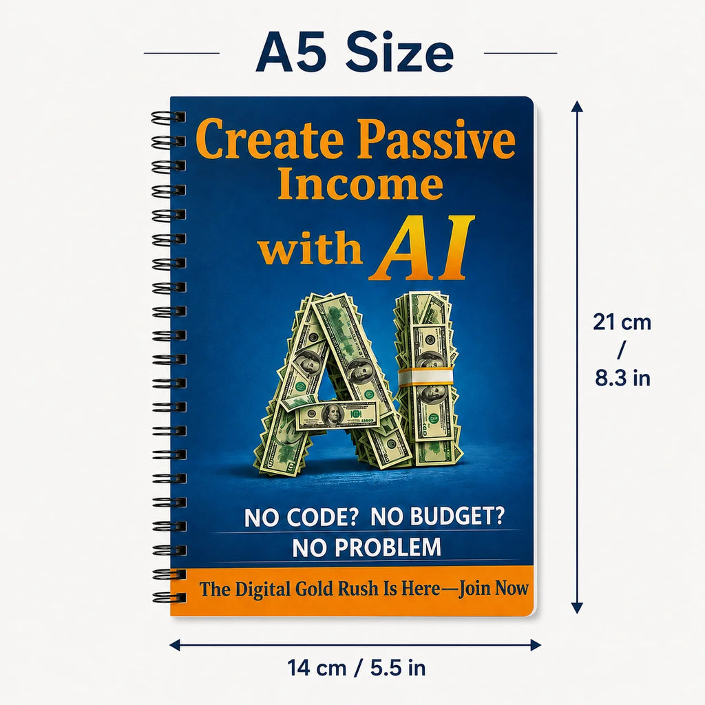 AI Passive Income Guide for Adults Beginner Automated Wealth Creation Make Money Online Side Hustle Book