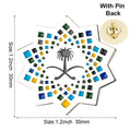 Saudi Arabia Flag Badge Flag Laple Pin Badges Flag Brooch