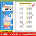 Addition and Subtraction Arithmetic Exercise Book Quick Calculation Math Training Math Arithmetic Books 10-100