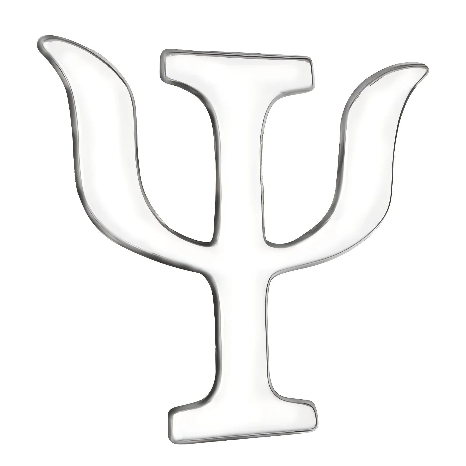 Psychology Symbol Enamel Metal Pins Psi Psyche Medical Brooch Lapel Badge Jewelry for Friends Psychologists Wholesale Gifts
