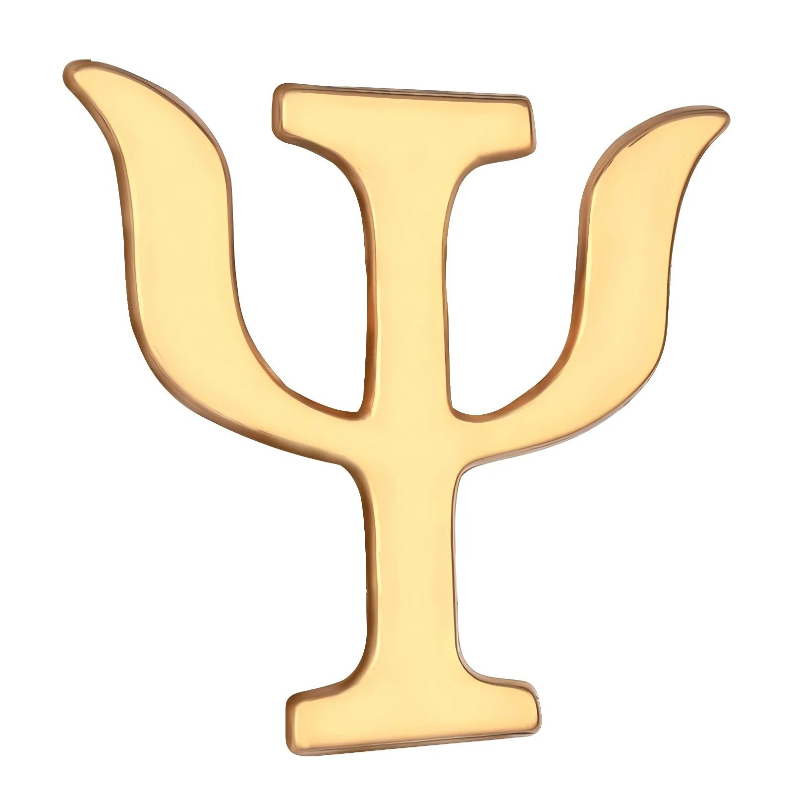 Psychology Symbol Enamel Metal Pins Psi Psyche Medical Brooch Lapel Badge Jewelry for Friends Psychologists Wholesale Gifts