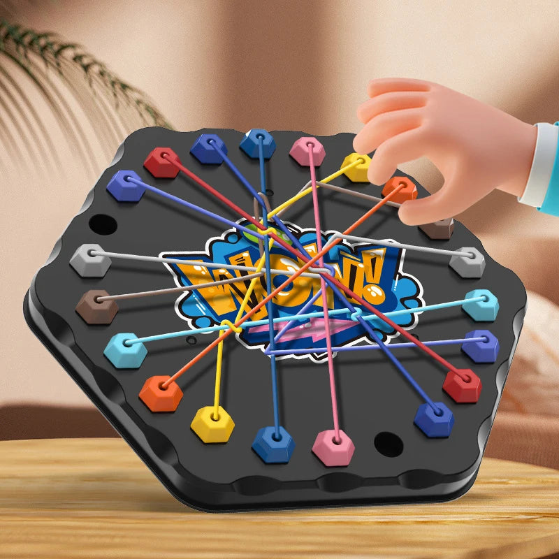 1pc Rope Tangle Challenge, Educational Toy for Kids, Logic & Focus Enhancing, Perfect for Interactive Parent-Child Activities