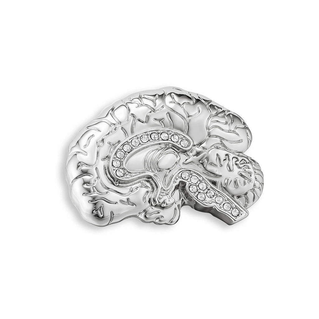 Harong Exquisite Brain Enamel Pins Brooch Medical Anatomy Cute Lapel Lanyard Bag Coat Badge Accessories Gift for Doctor Student